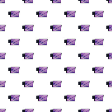 Repeats of a purple screen with placeholder text forming a tiled background