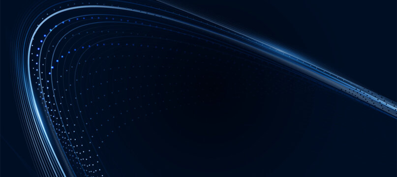 Technology digital data flow background, modern tech banner, corporate business concept, for presentation business or tech event poster EPS 10