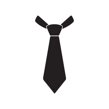neck tie icon vector design template