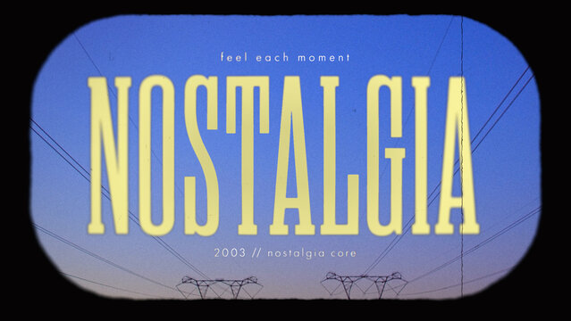 Nostalgia Core Title Cards