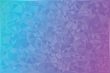Obraz premium Low poly geometric background, with cyan to, purple gradient, triangular, mesh pattern with, transparent background