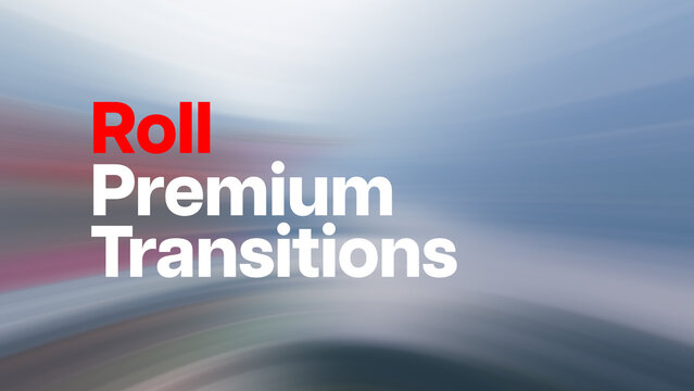 Premium Transitions Roll 14 Variations &ndash; Dynamic Rolling Transitions, Smooth Camera Rotation and Fast Motion Effects for Professional Video Editing and Motion Graphics