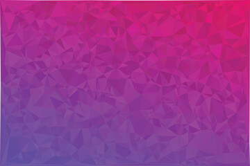 Fototapeta premium Low poly geometric background, with pink and, purple gradient, triangular, mesh pattern on, a transparent background