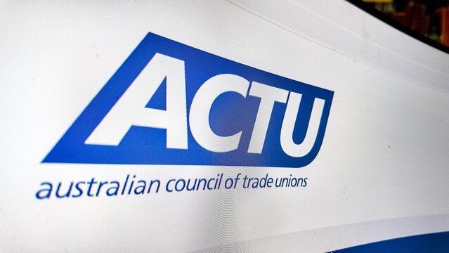  Dublin Ireland august 09 2026..a computer screen with ACTU  website displayed... ACTU stands for australian council of trade unions