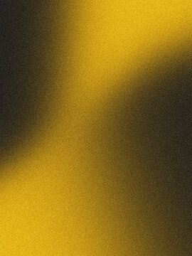 luxury Gold and Black Abstract Grainy Gradient Background with Noise Texture