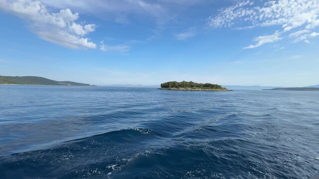 Sailing around Split-Dalmatia Croatia.