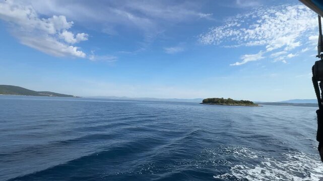 Sailing around Split-Dalmatia Croatia.