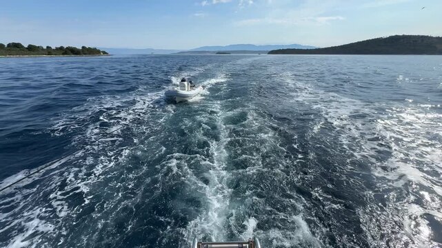 Sailing around Split-Dalmatia Croatia.