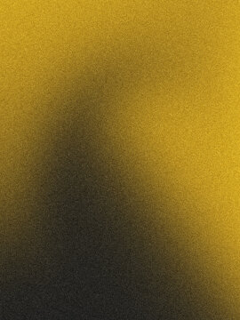 Gold and Black Grainy Noise Gradient Texture Background