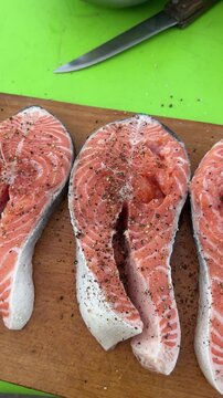 raw pork chops