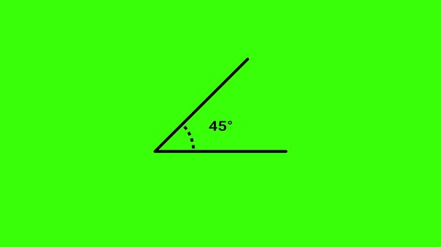 Bright green background with black geometric shape suitable for mathematics concept design projects, educational websites, and geometrical presentations.