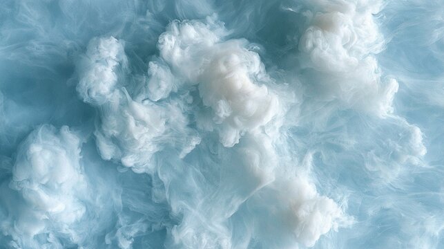 Blue ink cloud background illustration with abstract texture