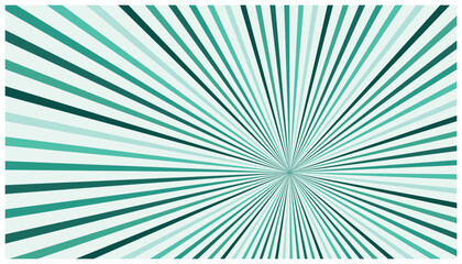 Obraz premium Abstract teal and light blue sunburst pattern for graphic design and backgrounds.