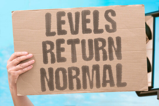 "levels return normal" Back to normal levels. LEVELS. RETURN. NORMAL. BACK. MERCURY.