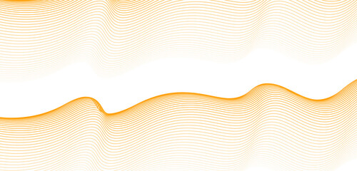 line wavy abstract vector background, minimal round lines futuristic tech background, wavy lines flowing smooth curve gold gradient, technology, science, music © BG DSgin