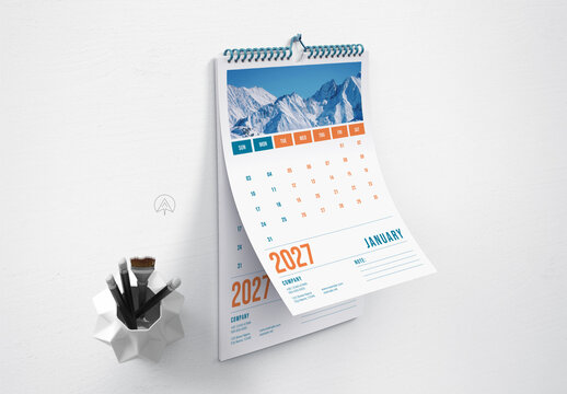 2027 Calendar Layout