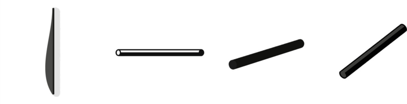 A sleek, minimalist black dowel rod for macrame stands tall against a pristine white backdrop, exuding modern elegance in its exclusive design