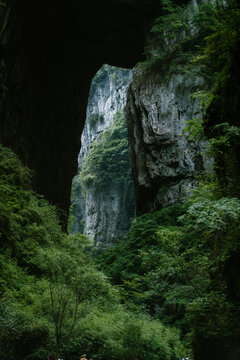 Three Natural Bridges is located in Xiannushan Town, Wulong District, it is UNESCO World's heritage site.