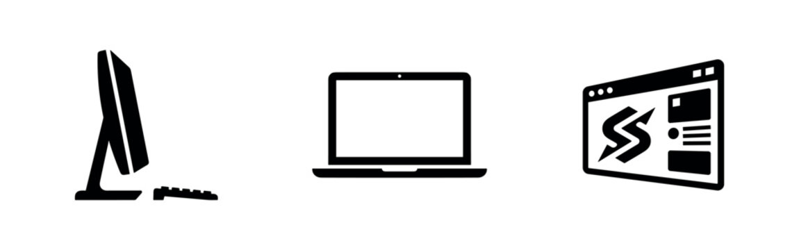 Web Design and Software UI Development Icons
