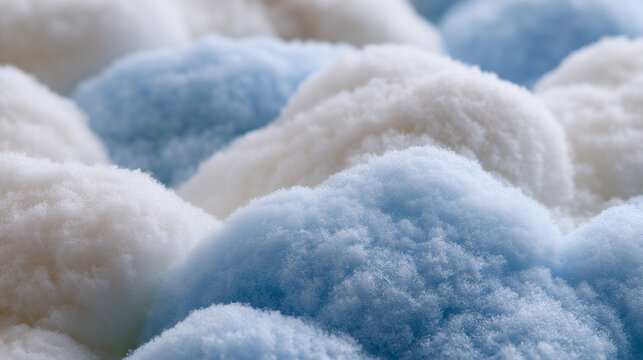 Fluffy marshmallow cloud texture background