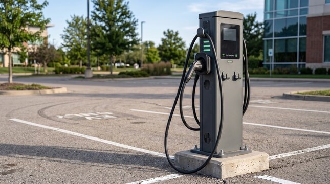 Modern Electric Vehicle Charging Station for Sustainable Transportation and Clean Energy