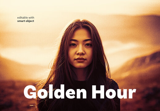 Golden Hour Photo Effect