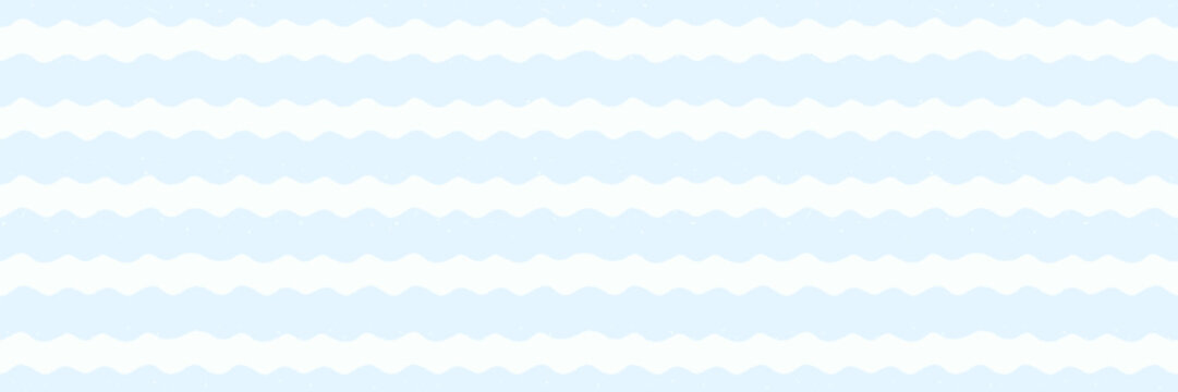 Seamless baby watercolor pattern with soft blue horizontal stripes on white background. Baby stripe watercolor pattern for nursery bedding or wallpaper.
