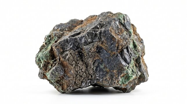 A realistic collection of nickel materials featuring laterite ore, saprolite, sulfide ore, crushed fragments, concentrate, pellets, refined nickel ingots, metal plates, granules, and recycled scrap. I