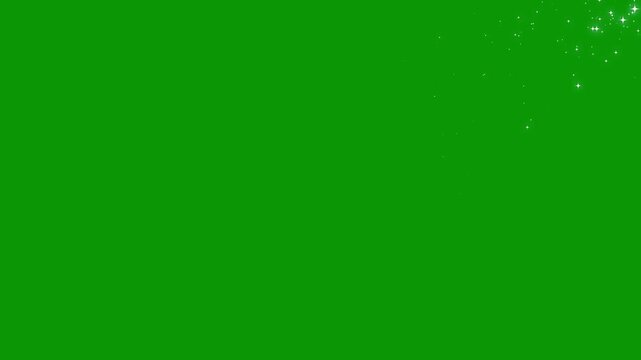 Twinkling shimmer line effect, luxury white glitter sparkle, magic dust fairy trail, glowing star particles burst, doodle stars motion, festive sparkle transition,green screen background.4k