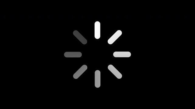 ループ回転する動画の読み込み中に止まった時の透過アイコン