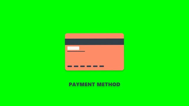 Credit Card Payment on Green Screen