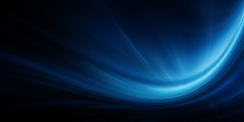Fototapeta premium Abstract blue light streaks flow like water, creating a dynamic and futuristic digital background with a sense of motion and depth.