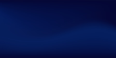 Obraz premium Dark navy blue abstract gradient vector background with smooth soft light texture