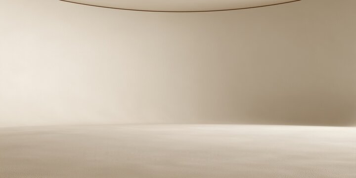 Empty soft white seamless studio cyclorama background, clean blank infinity photography backdrop