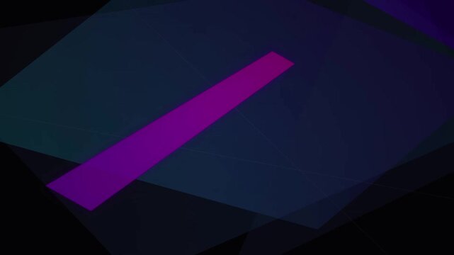 3D neon glowing purple arrow pointing forward on dark futuristic digital surface