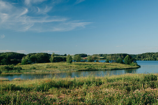View of a lake in Belarus