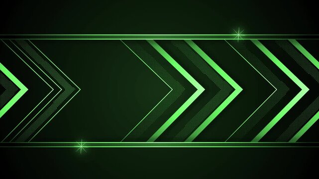 Chevron luxury background animation, Luxurious dark background with chevron arrows and thin horizontal gold lines,