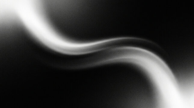 Abstract smooth wave background with grainy texture and soft light flow