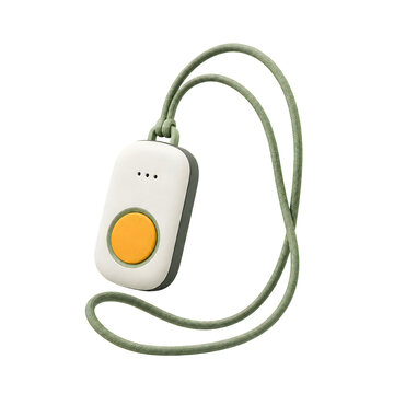 Personal emergency call button pendant