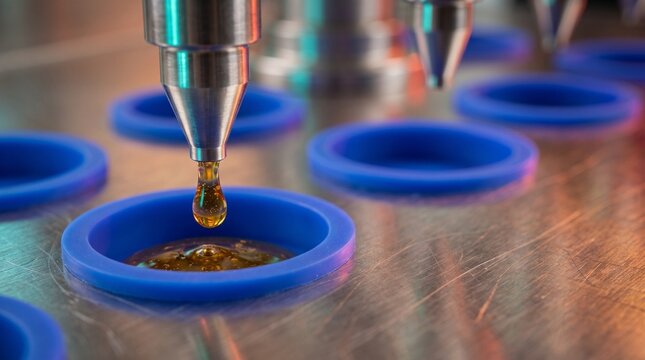 Botanical concentrate enters gummy mold in production