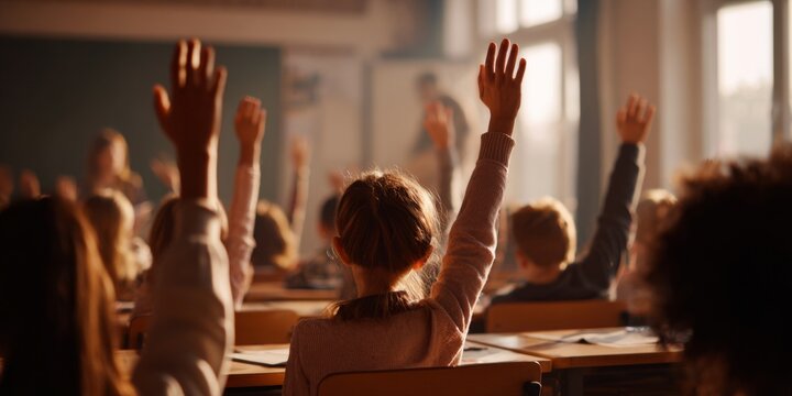 Engaging Classroom with Students Raising Hands for Participation in Interactive Learning Environment