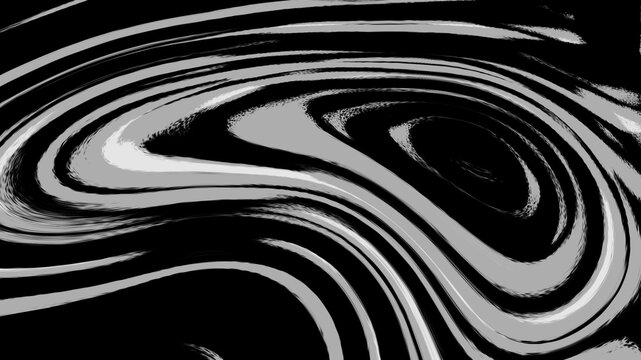 Abstract black and white marble texture, monochromatic liquid swirl background, dark fluid acrylic paint ripples for modern design