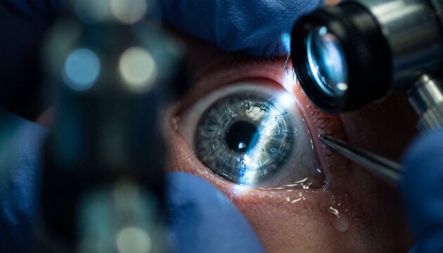 Pediatric bio engineered corneal graft for ocular reconstruction in a clinical setting