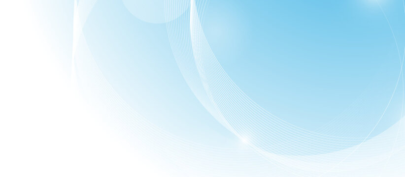 Abstract blue digital dynamic wave background. Futuristic hi-technology concept. Business banners, flyers, and presentations. Vector illustration
