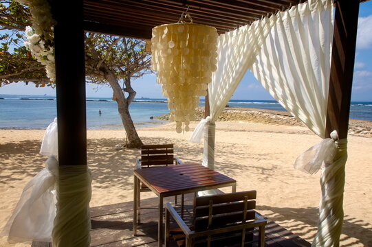 Pavillon am Strand