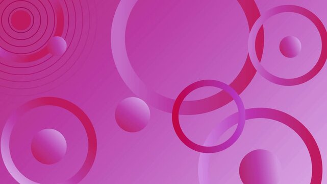 Abstract background with overlapping circles and glowing rings gradient colors, modern geometric pattern with smooth shapes and soft shadows