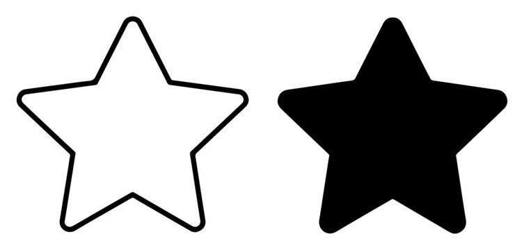 star rating award icon vector
