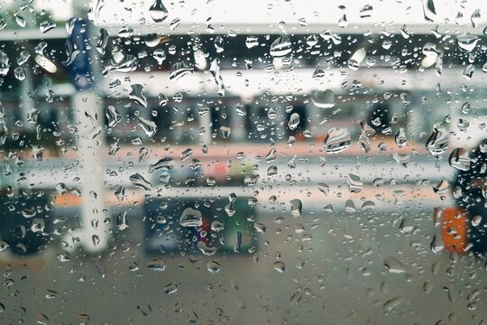 rain drops on window