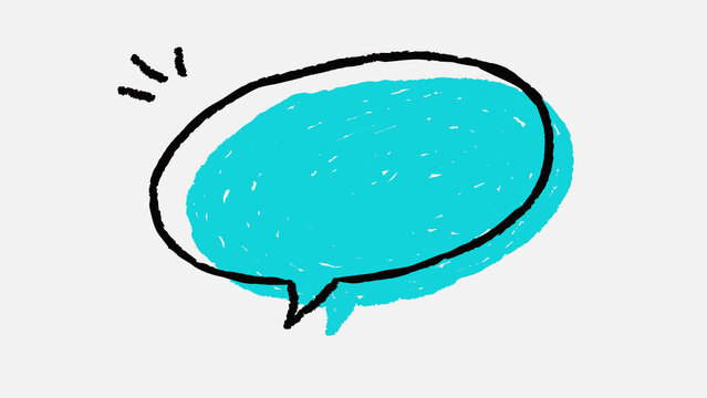 Comic Doodle Speech Bubble 01