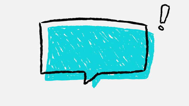 Comic Doodle Speech Bubble 04